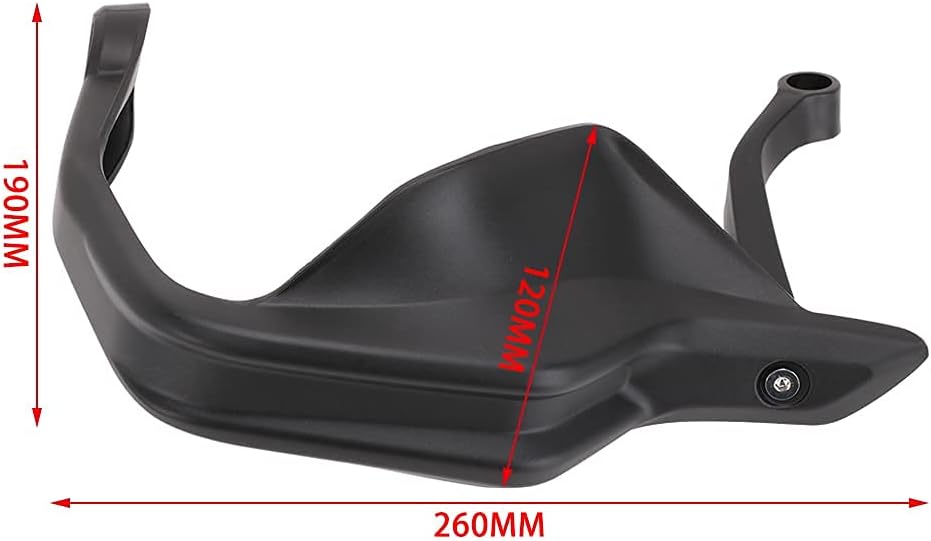 Paramani in plastica ABS per moto S1000XR F800GS R1200GS R1200GS LC 2013-2018 R1250GS/ADV 2018 2019 Nero