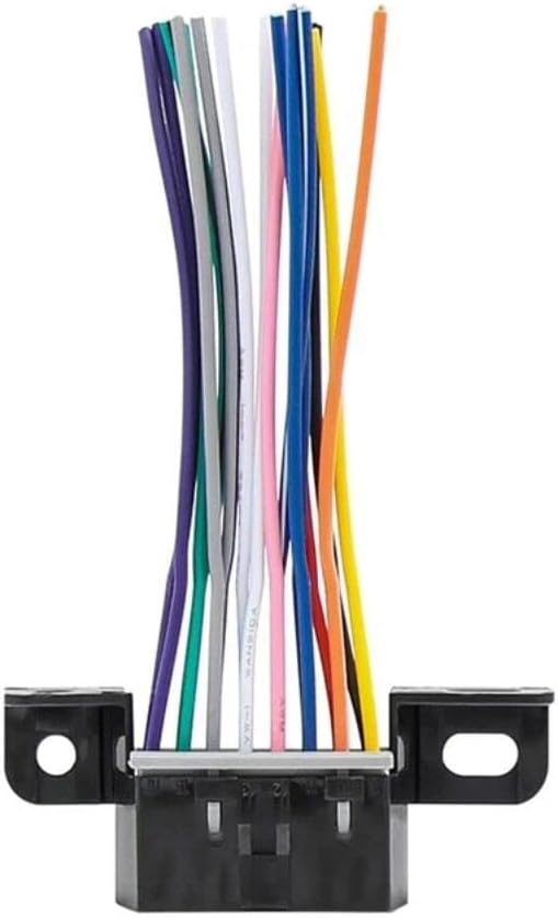 Connettore OBD2 con presa di montaggio sotto il cruscotto, 16 pin femmina, precablato, aperto, OBD