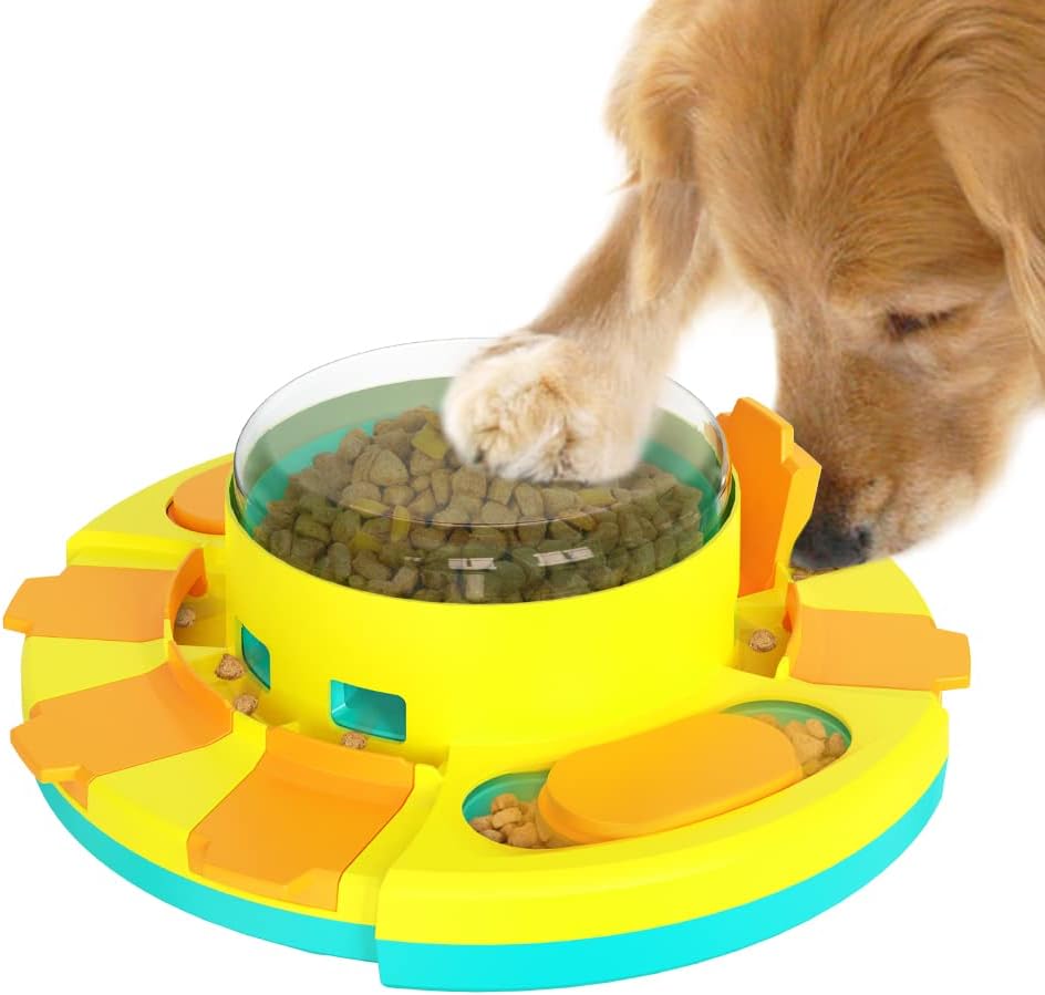 Giocattoli interattivi per cani, puzzle per cani per addestramento e alimentazione divertente, puzzle per cani di piccola e media taglia, migliora l'intelligenza del tuo cane