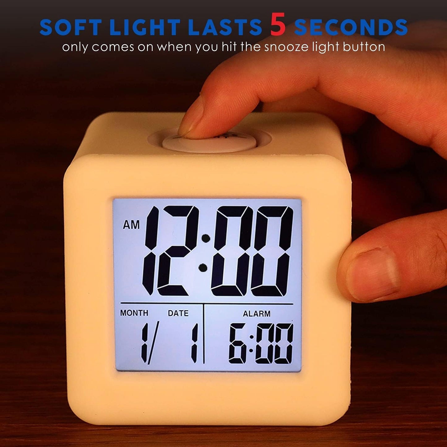 Sveglia Digitale da Viaggio con Snooze Retroilluminazione