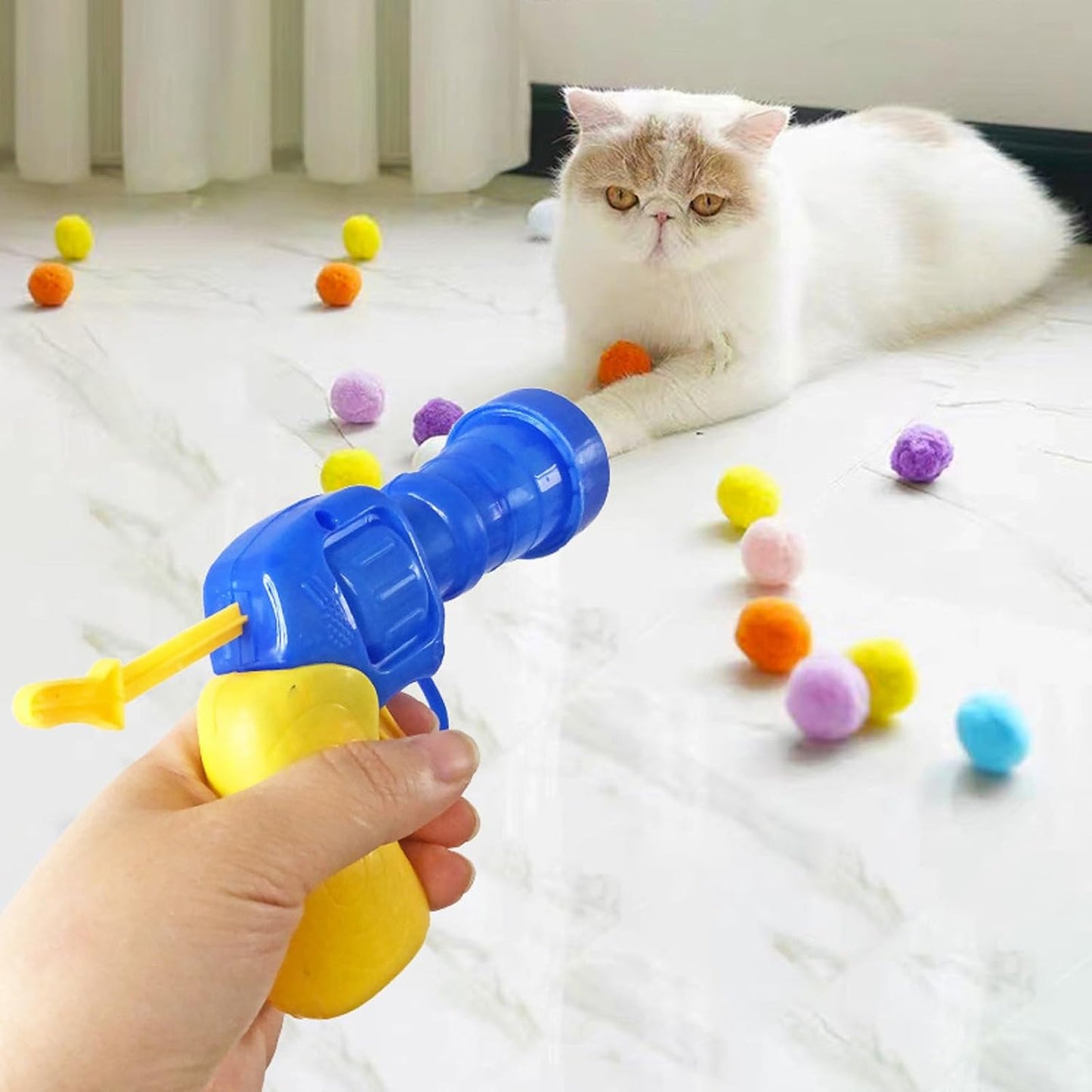 Lanciatore di Palline per Gatti