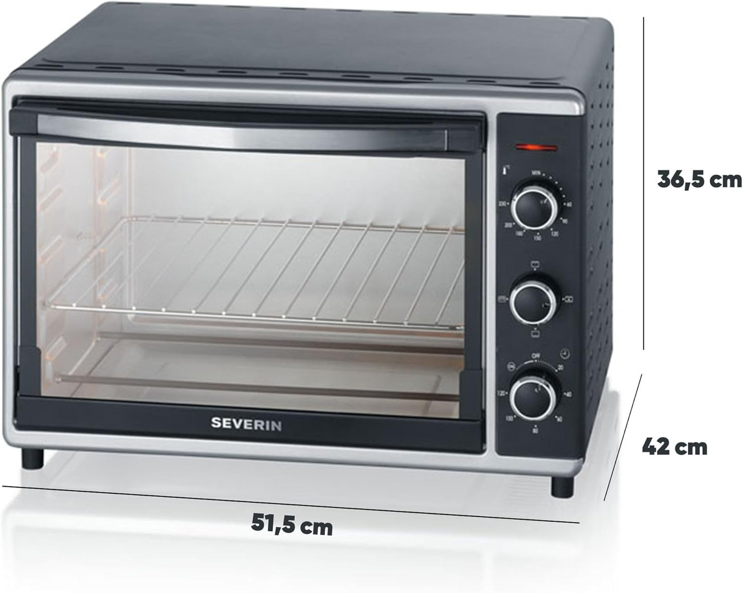 SEVERIN TO 2058 Forno Elettrico 42 L da 1800W