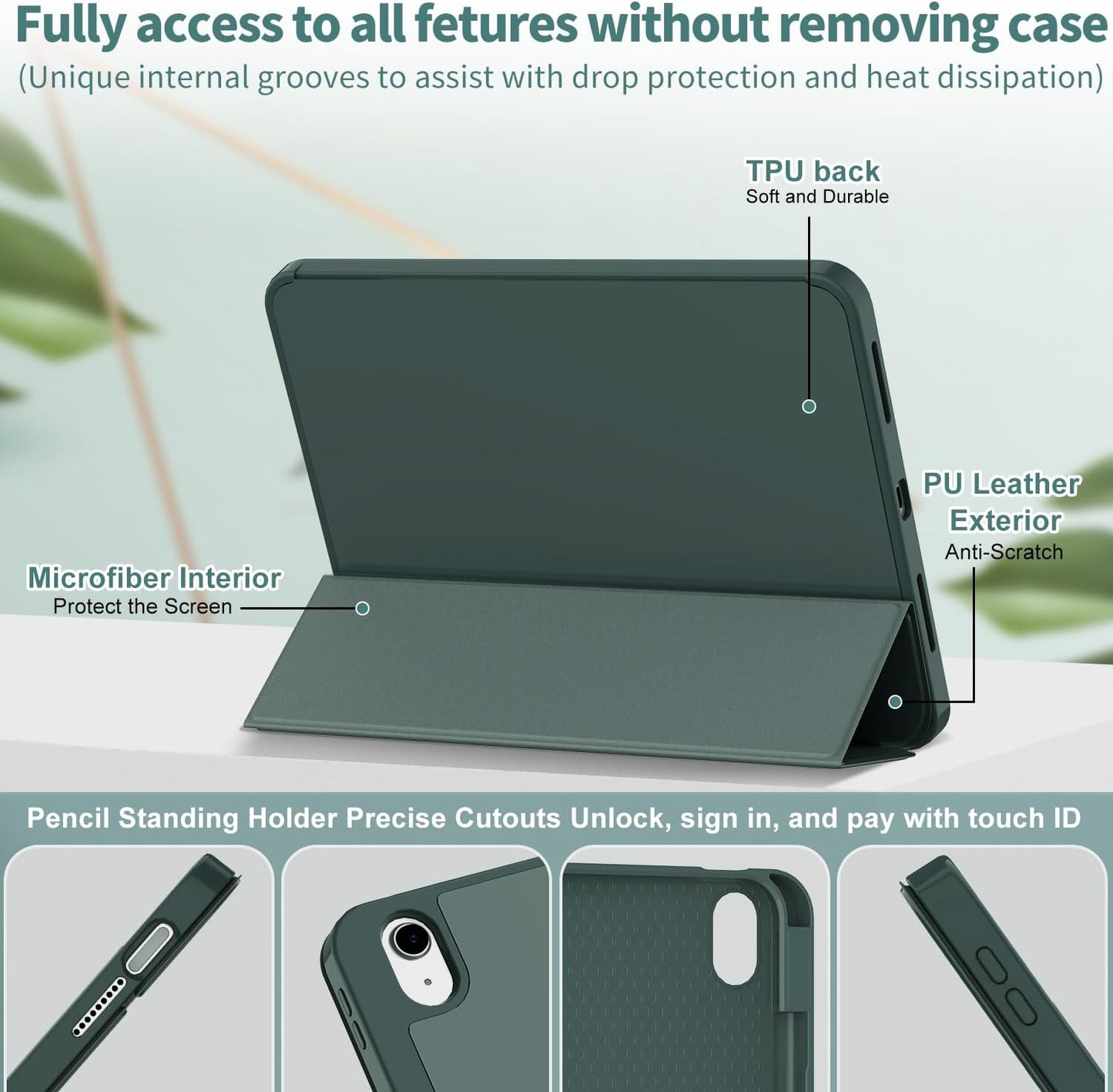 Custodia per iPad 10a generazione 2022 da 10,9 pollici