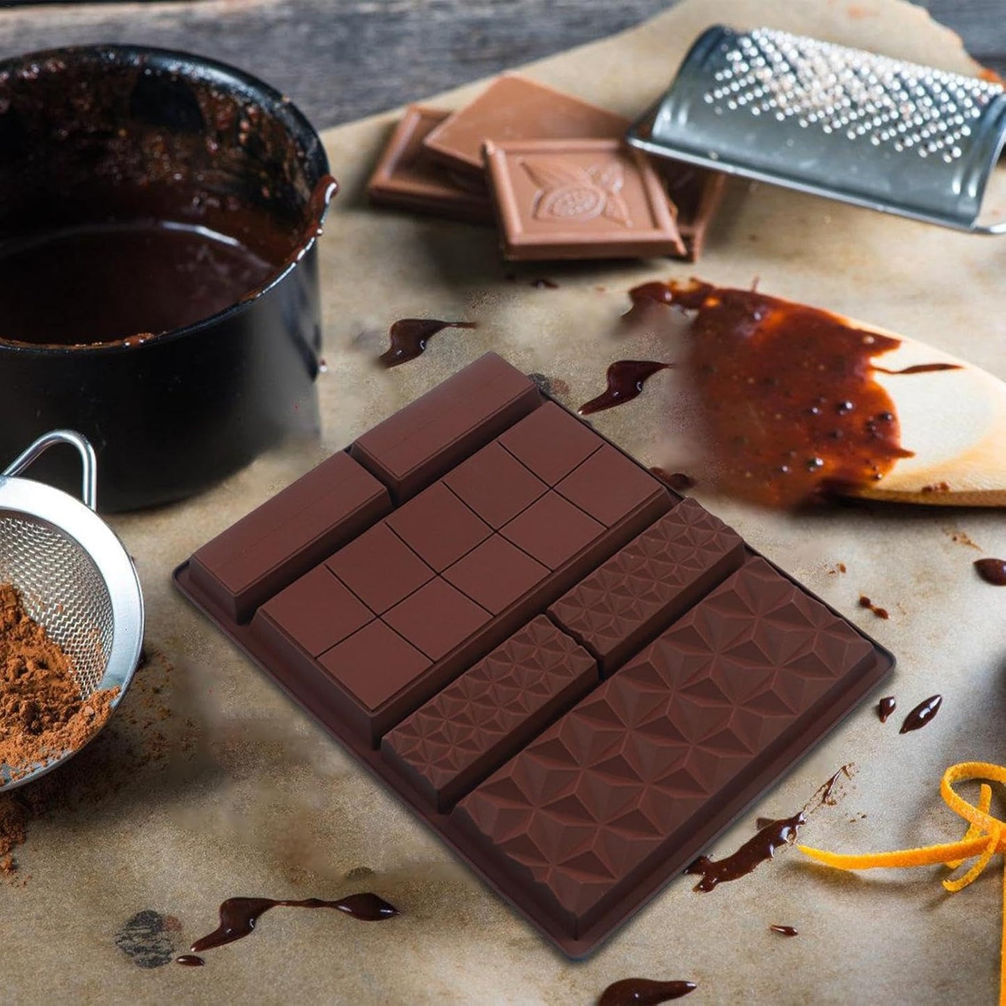 Stampo per dessert al cioccolato, stampo in silicone