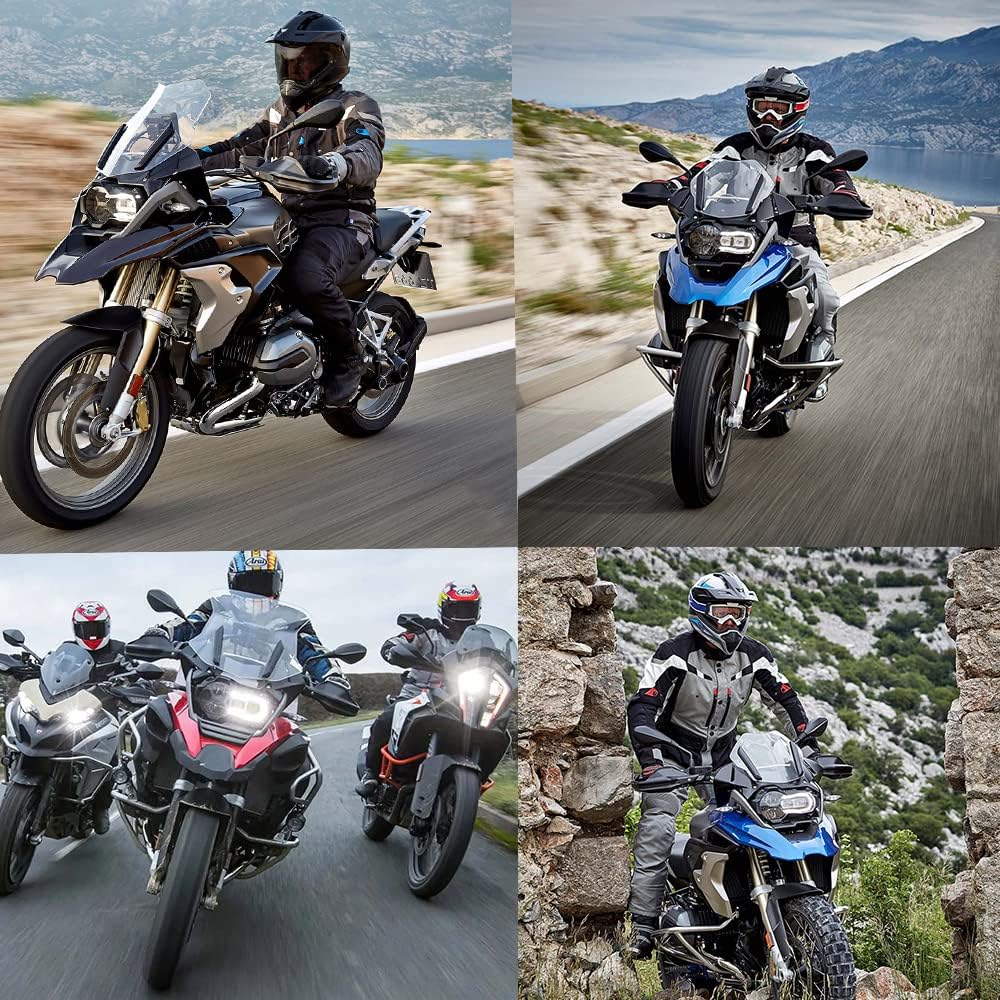 Paramani in plastica ABS per moto S1000XR F800GS R1200GS R1200GS LC 2013-2018 R1250GS/ADV 2018 2019 Nero