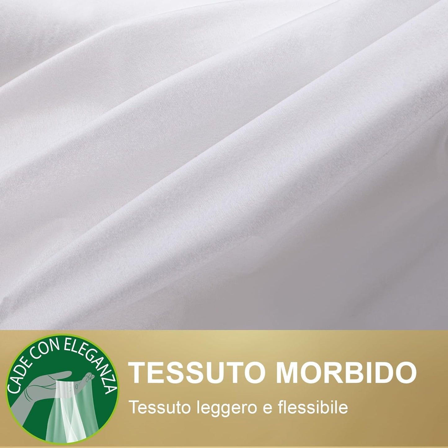 Tenda Decorazione Arco Nuziale, Baby Shower, Comunione, Battesimo, Compleanno 80CM X 100M