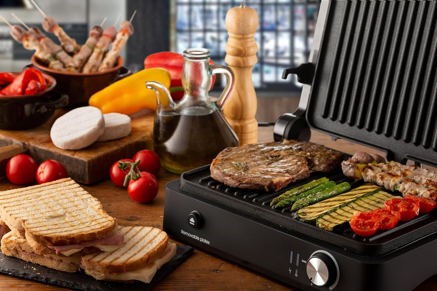 Ariete 1934 MetalGrill 3in1, Griglia elettrica 2000W