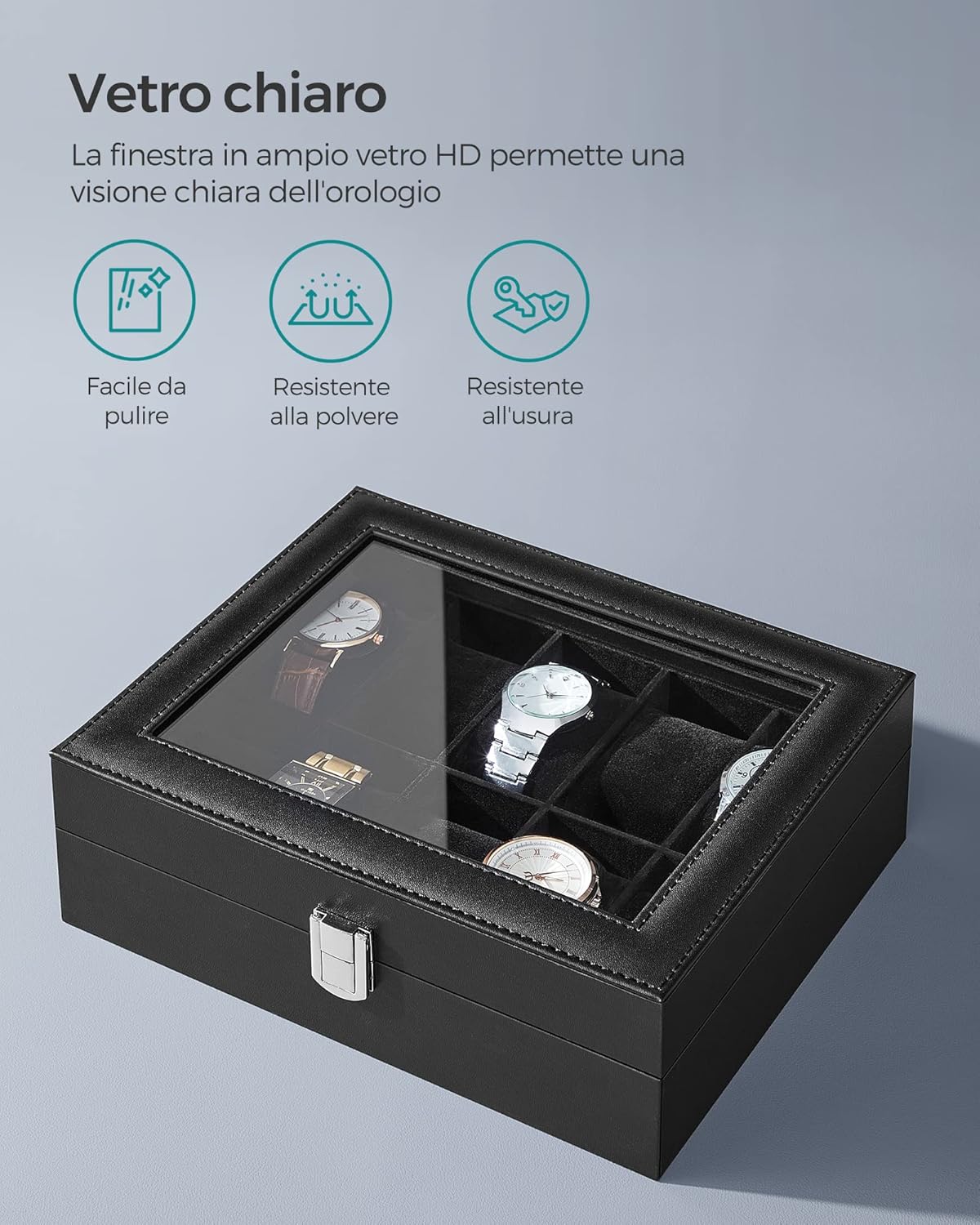Porta Orologi a 10 Posti
