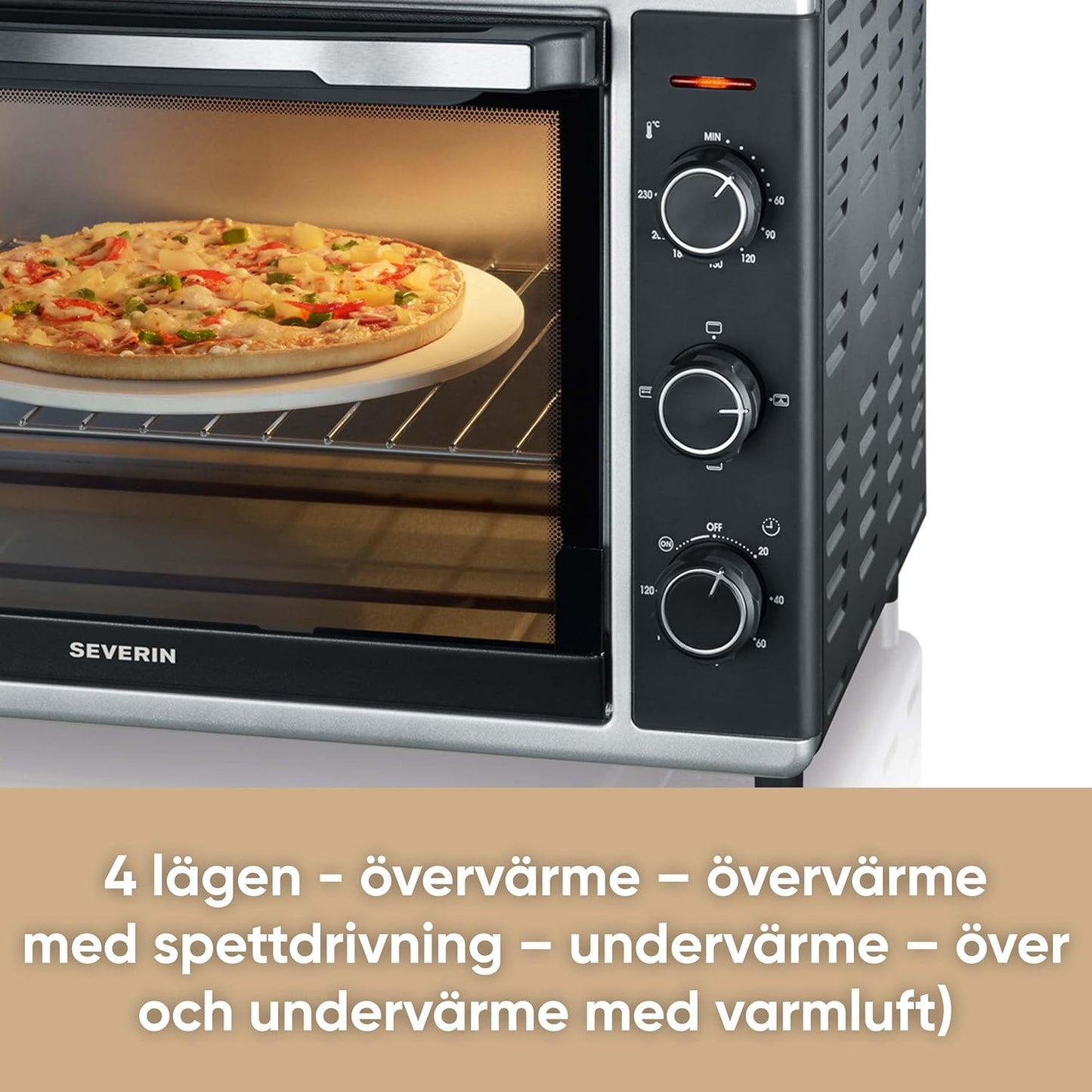 SEVERIN TO 2058 Forno Elettrico 42 L da 1800W