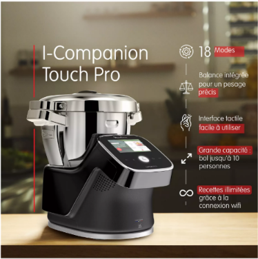 MOULINEX I Companion Touch Pro XL Nero HF93D810