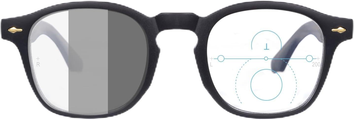 OCCHIALI Fotocromatico Progressive Multifocus Occhiali da lettura UV400
