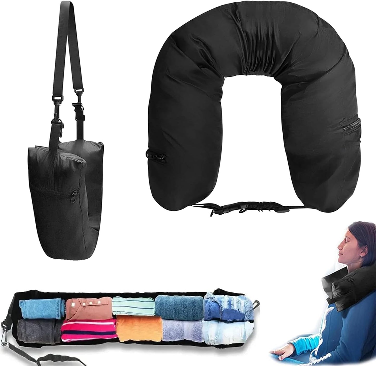 Cuscino da Viaggio Riempibile