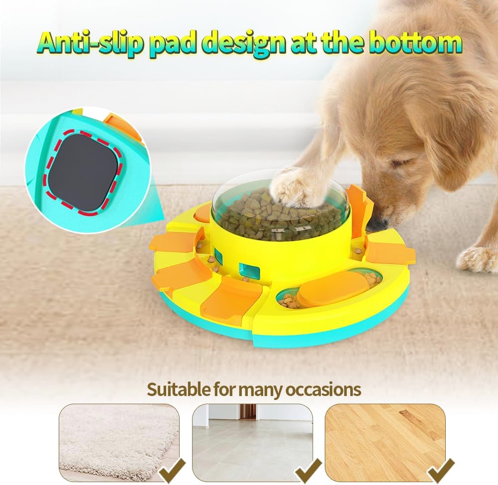 Giocattoli interattivi per cani, puzzle per cani per addestramento e alimentazione divertente, puzzle per cani di piccola e media taglia, migliora l'intelligenza del tuo cane