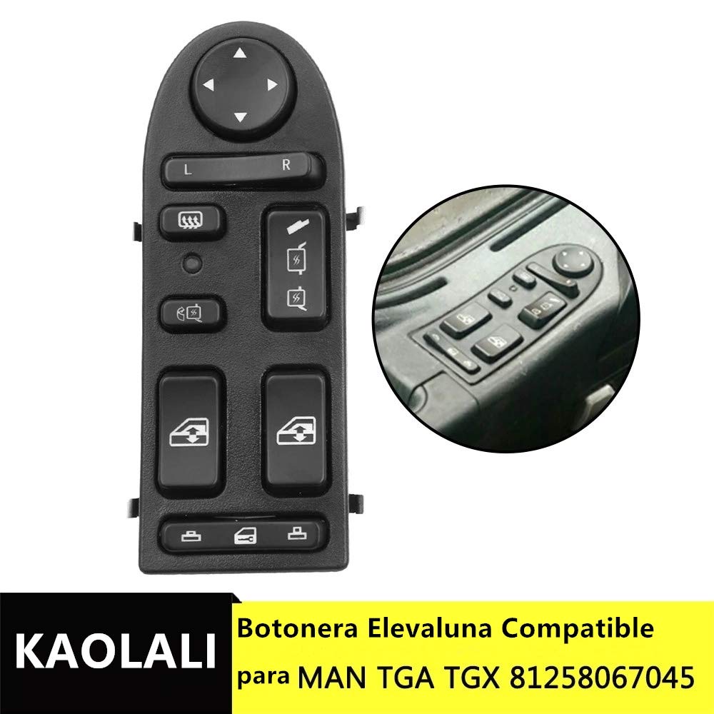 Pulsantiera Alzacristallo MAN TGA TGX