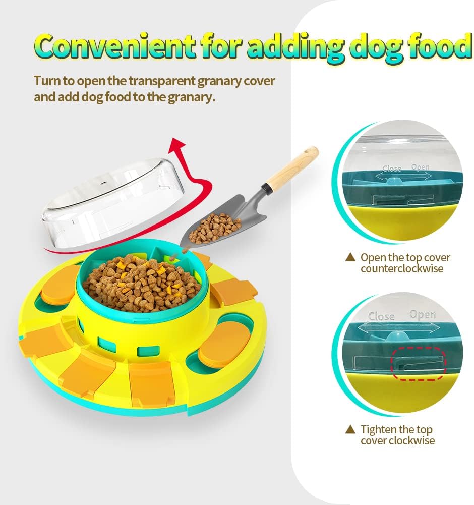 Giocattoli interattivi per cani, puzzle per cani per addestramento e alimentazione divertente, puzzle per cani di piccola e media taglia, migliora l'intelligenza del tuo cane