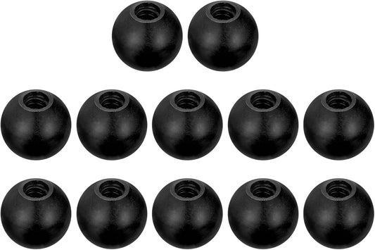 Confezione da 12 pomelli a sfera filettati M10 x 35 mm