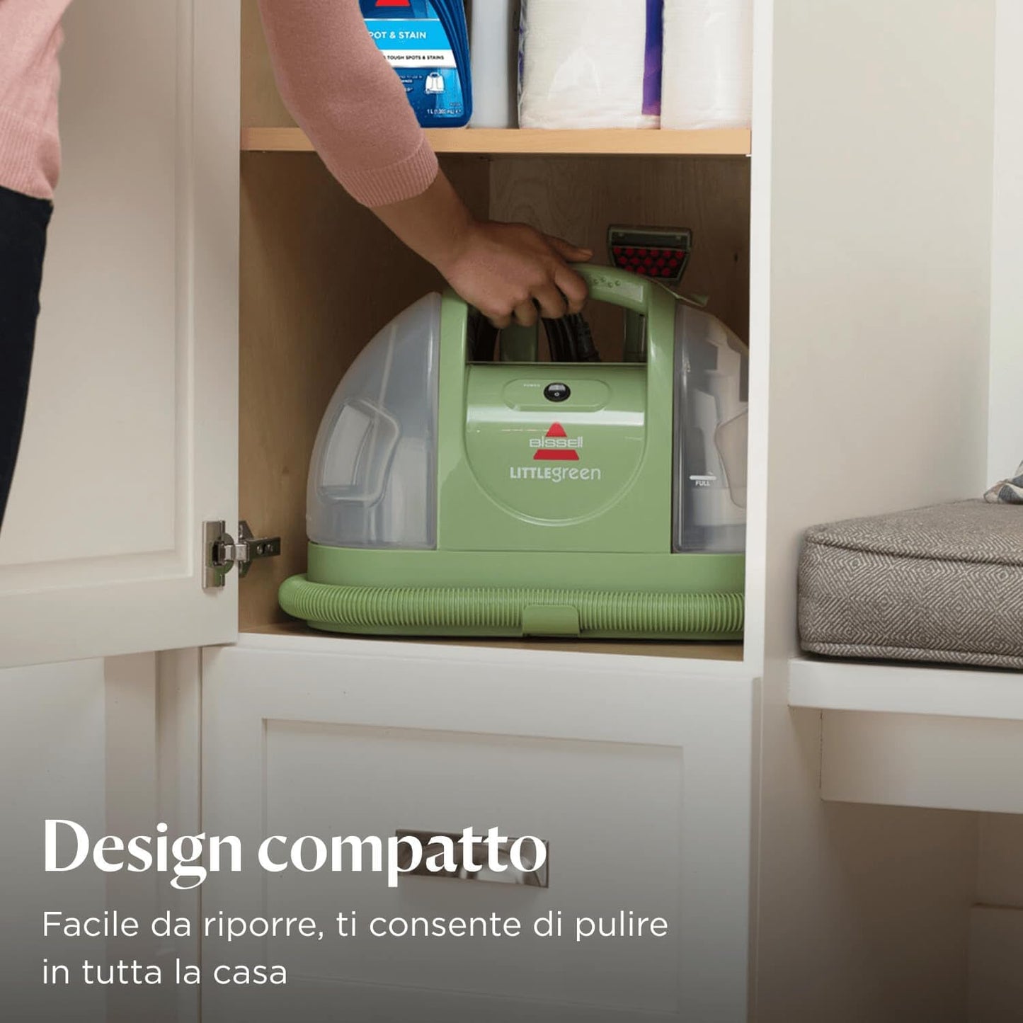 BISSELL Little Green Lavatappezzeria per Macchie Quotidiane e Sporco