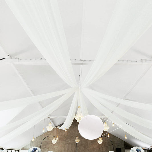 Tenda Decorazione Arco Nuziale, Baby Shower, Comunione, Battesimo, Compleanno 80CM X 100M