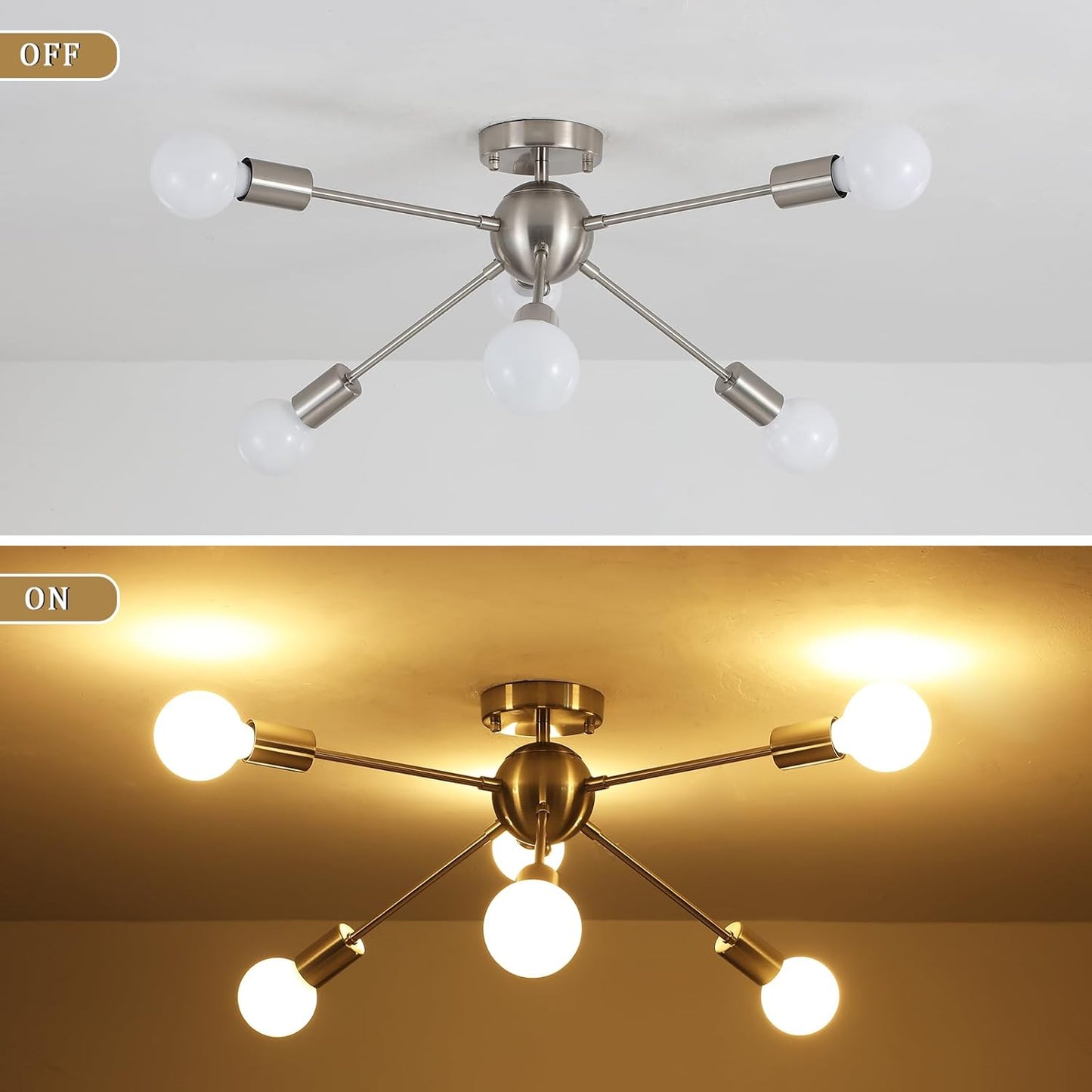 Lampadario Sputnik 6 Luci