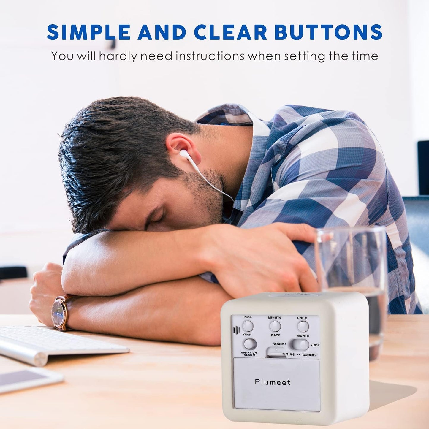 Sveglia Digitale da Viaggio con Snooze Retroilluminazione