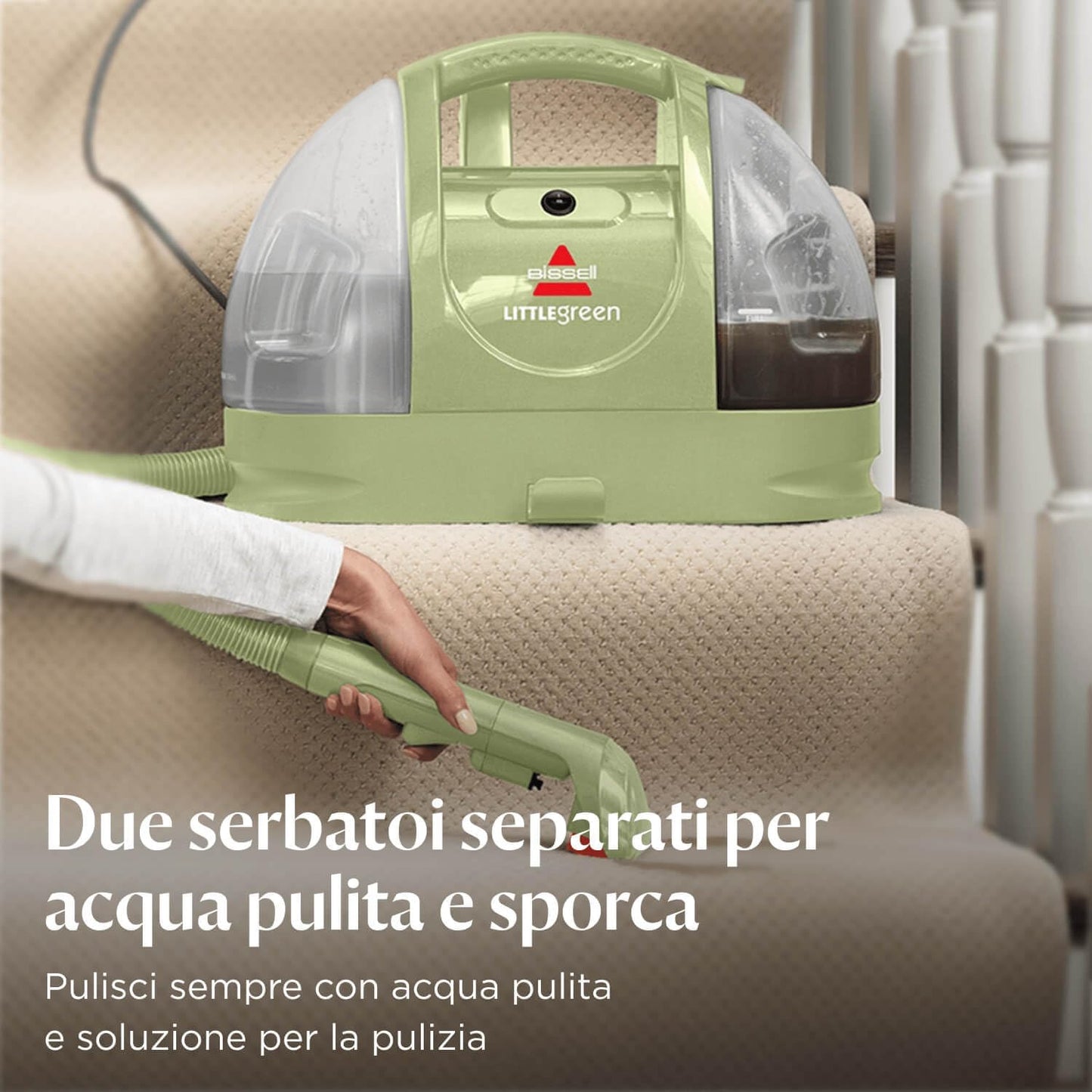 BISSELL Little Green Lavatappezzeria per Macchie Quotidiane e Sporco