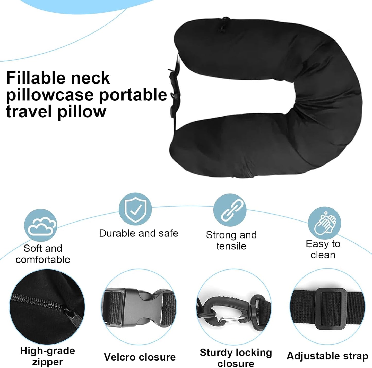 Cuscino da Viaggio Riempibile