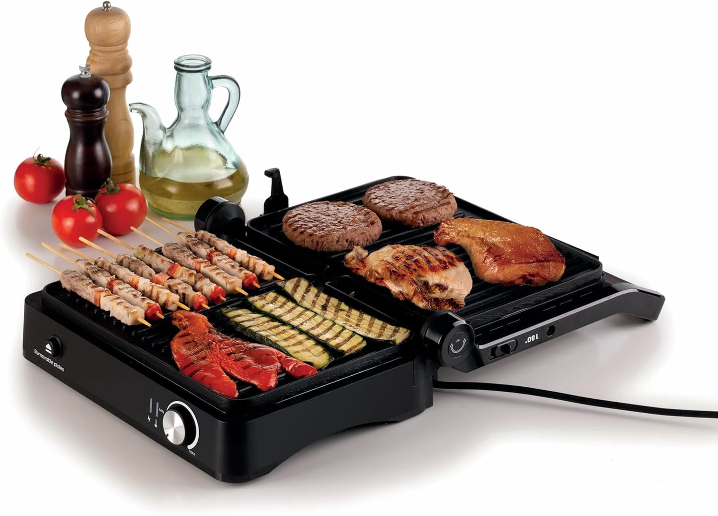 Ariete 1934 MetalGrill 3in1, Griglia elettrica 2000W
