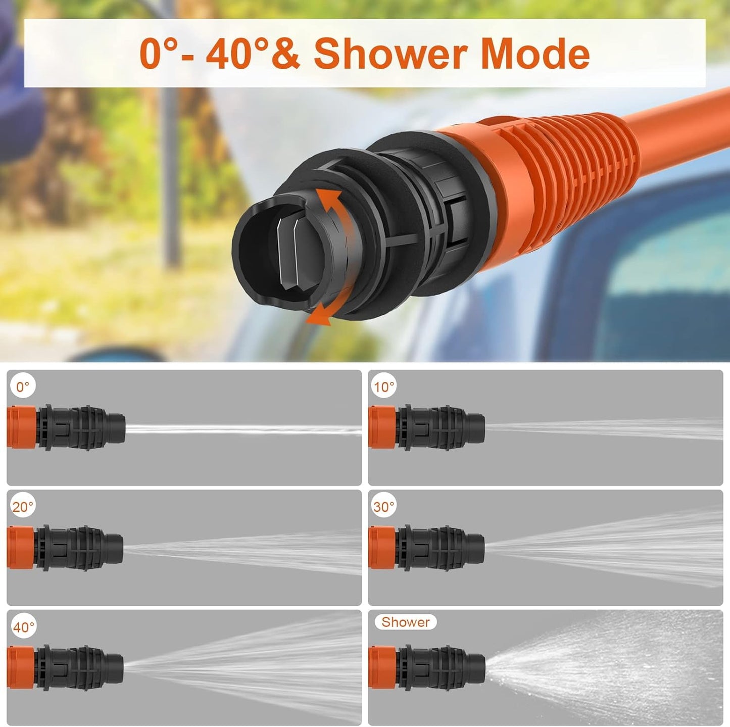 Idropulitrice ad alta pressione a batteria, Bravolu Max 580 PSI