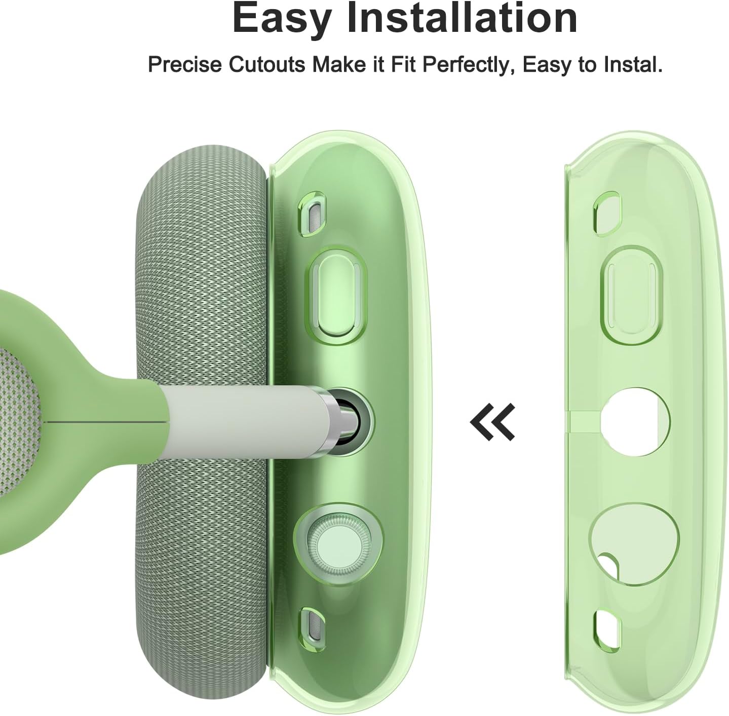 Custodia Oumida 3 in 1 per Airpods Ma