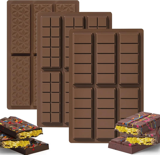 Stampo per cioccolato in silicone da 3 pezzi, stampo per cioccolato Dubai