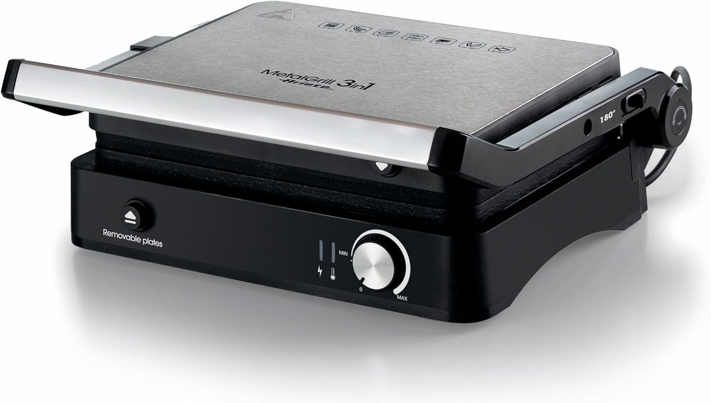 Ariete 1934 MetalGrill 3in1, Griglia elettrica 2000W