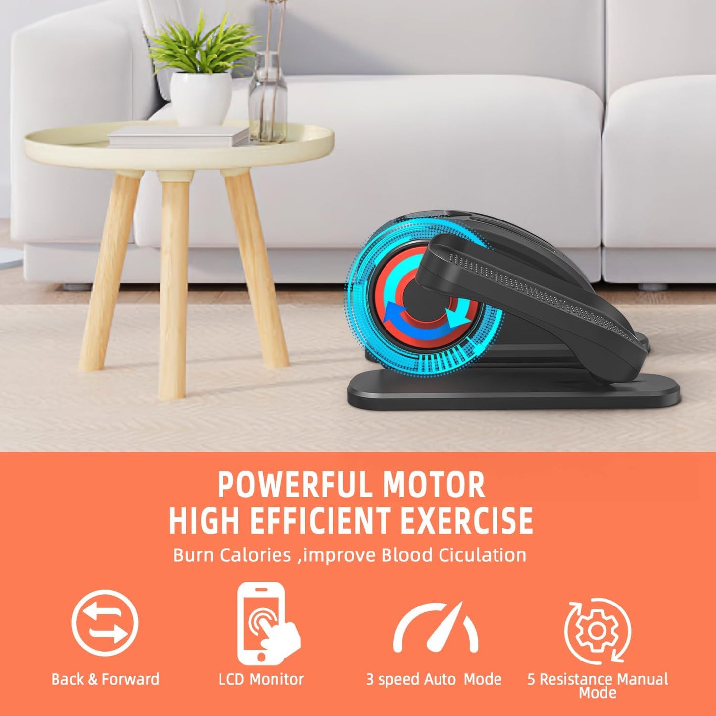 Pedaliera Ellittica Elettrica Con Telecomando