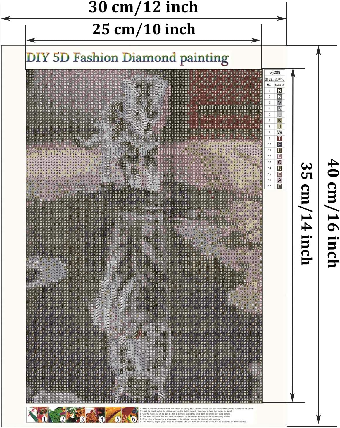 Kit per pittura a diamante 5D LIK 30X40