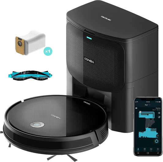 Cecotec Robot Aspirapolvere con Base Autovacciata Conga 2299 Ultra